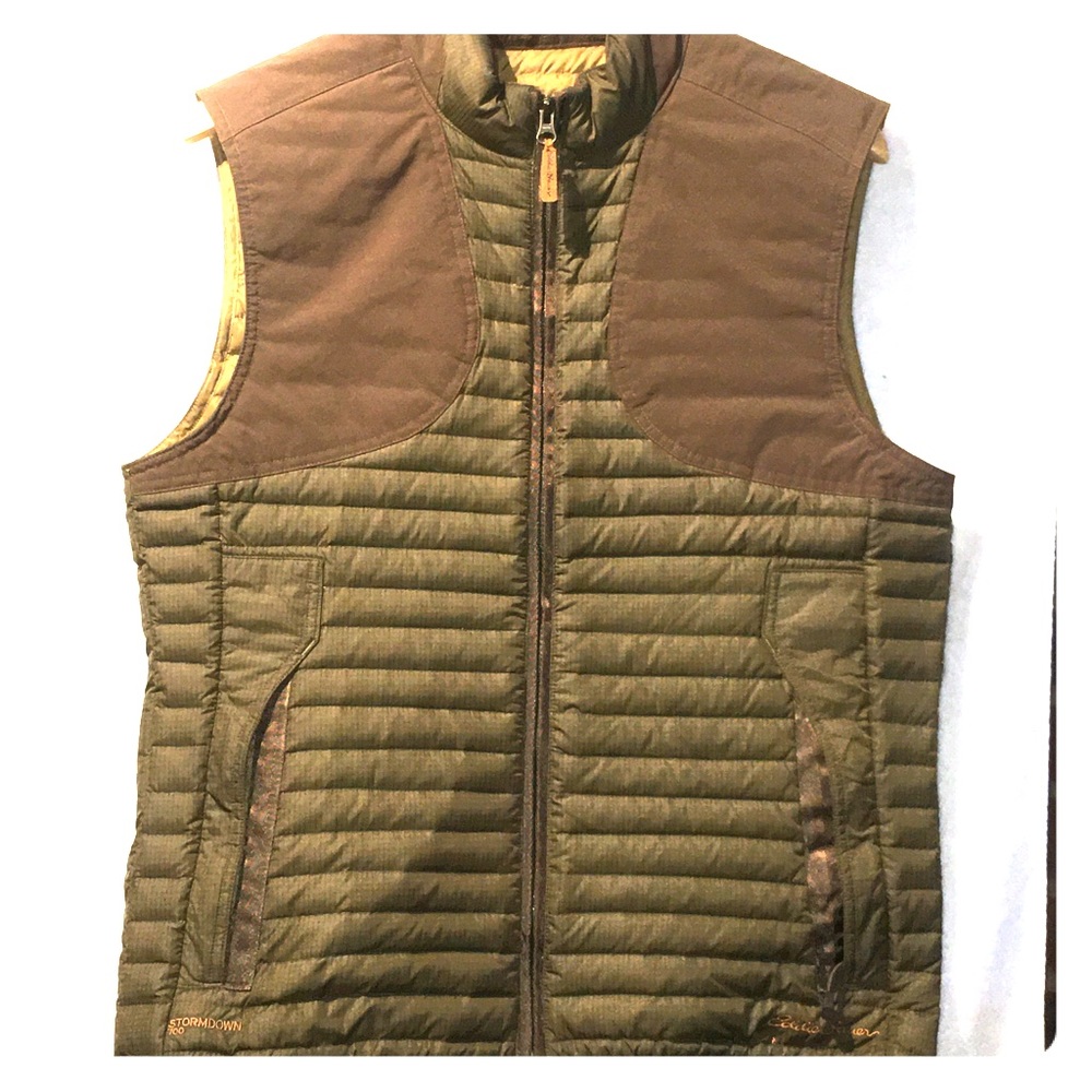 Eddie Bauer Stormdown 700 full zip down vest